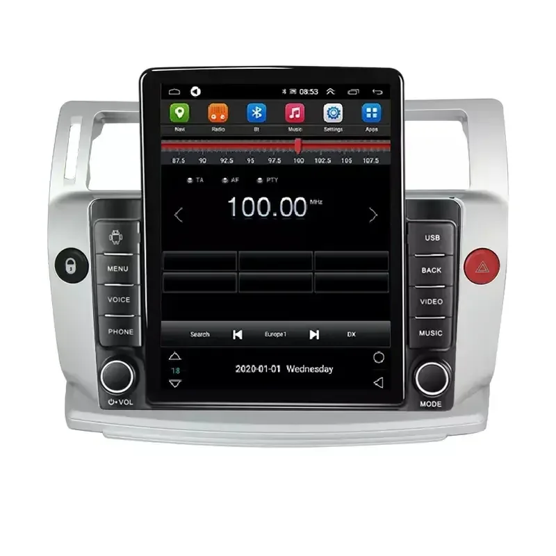 Android 13 8+128G Car Screen for Citroen C4 C-Triomphe C-Quatre